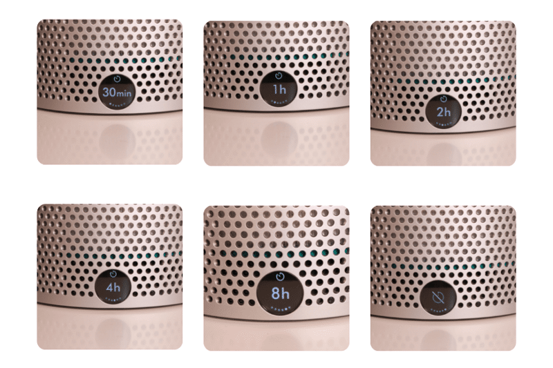 Réglage de la minuterie sur le Dyson Pure Cool Me BP01